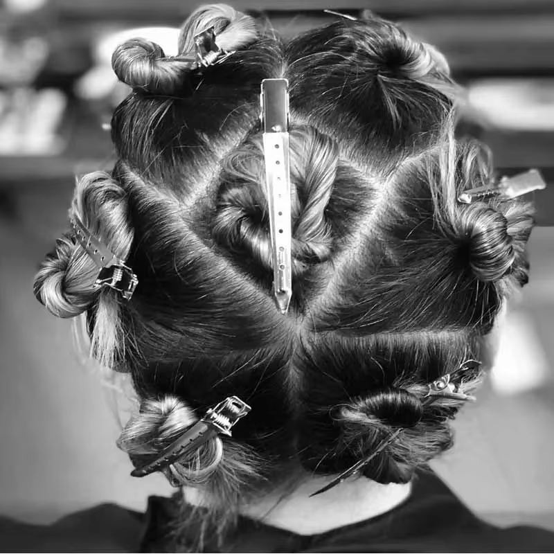 Professionnel dames Salon 10/20 pièces cheveux fixes pas de courbure épingle à cheveux Curl pince à