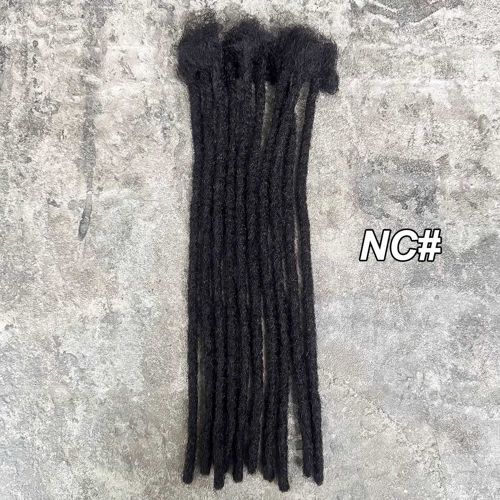 Extensions de dreadlocks en cheveux humains, 10 pouces, 0,6 cm de largeur, 100% faites à la main, lo