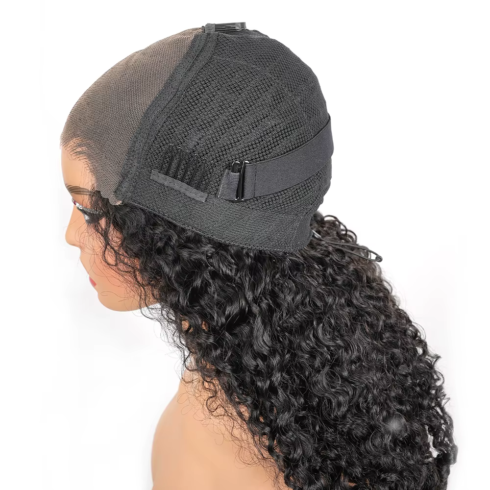 Perruque Lace Frontal Wig naturelle bouclée birmane, 46 pouces, 7x6, 13x6, HD, densité 200, pre-pluc