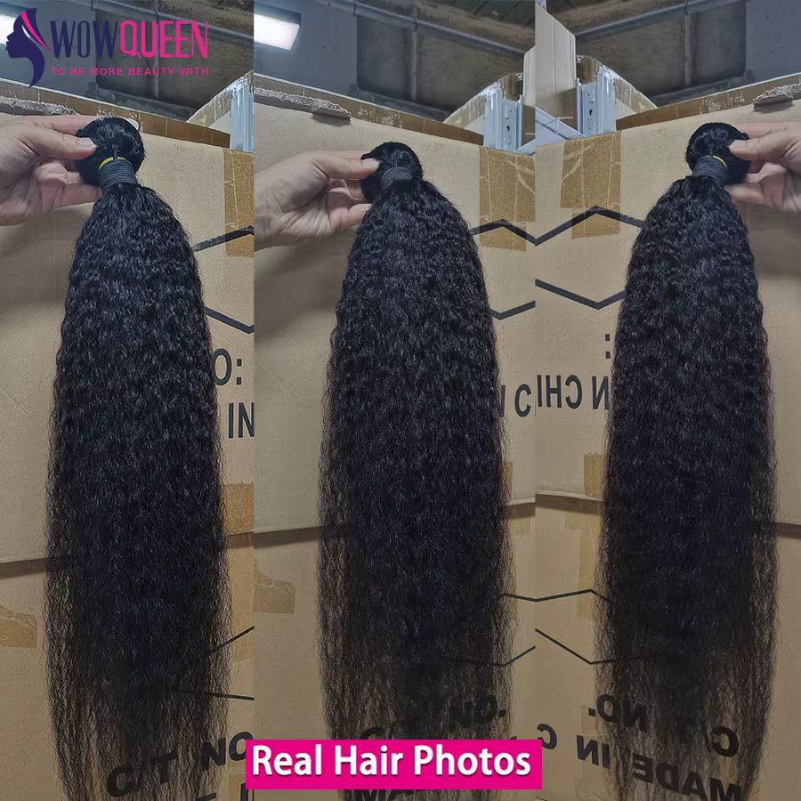 Meche Tissage Humain Hair Kinky Natural Humain Hair Bundles 100% cheveux humain Raw humain hair yaki