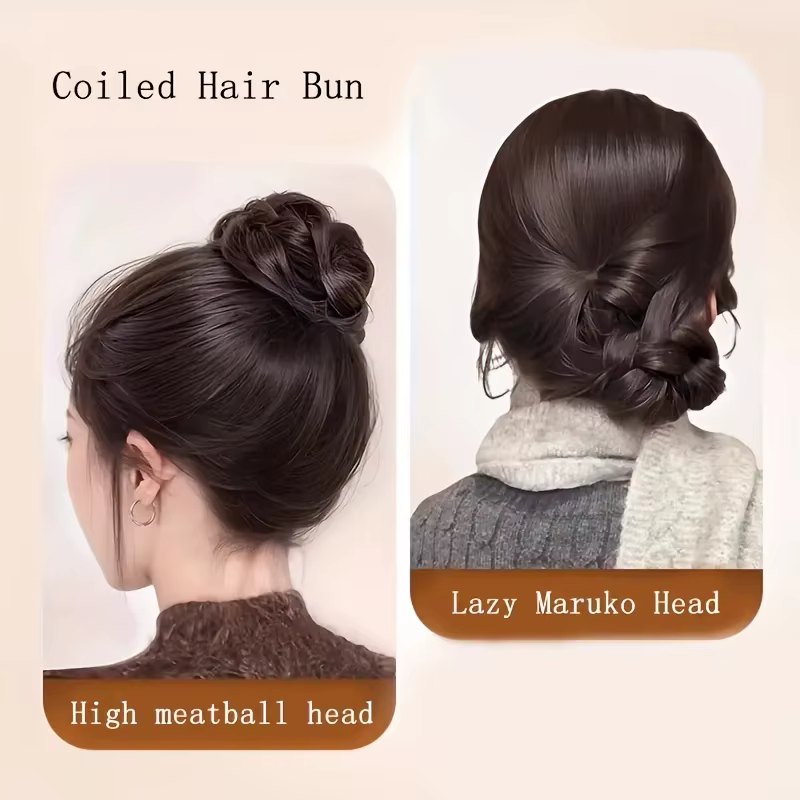 4 pouces synthétique pince à saisir paresseux cheveux tresse tressé chignon perruque femmes basse cr