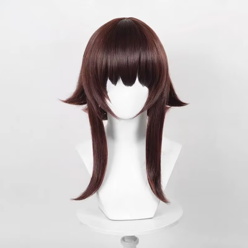 Perruque de Cosplay Anime Megumin 32cm, cheveux courts, perruques synthétiques résistantes à la chal