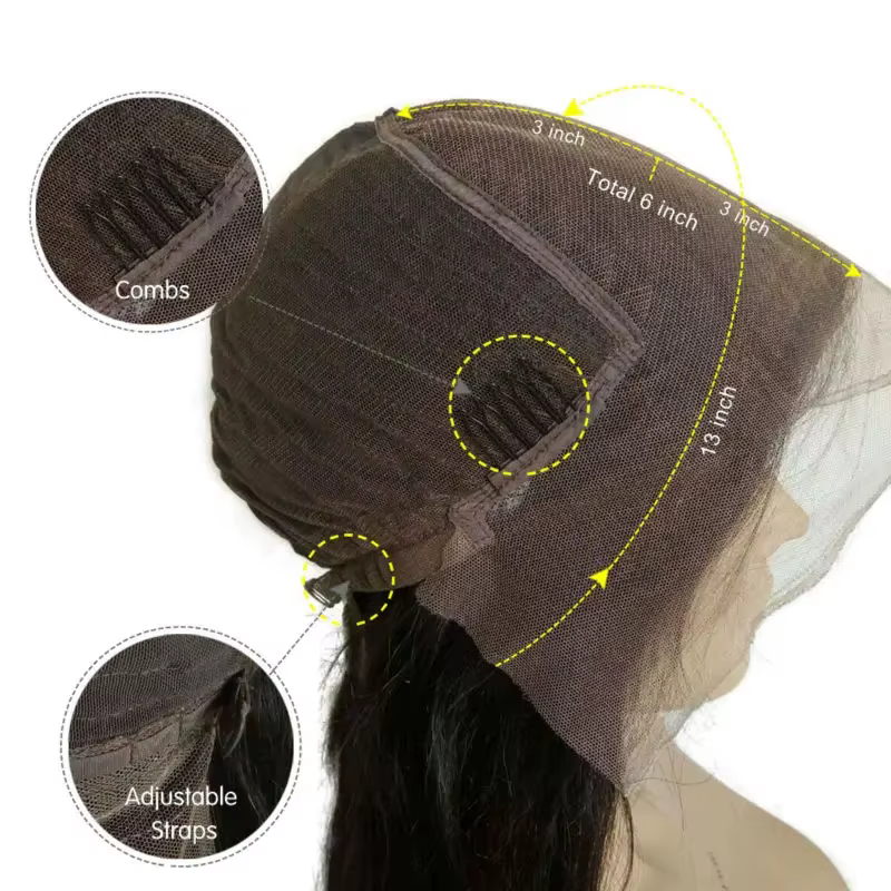 Hesperis-Perruques de cheveux humains courts ondulés pour femmes, perruque avant en dentelle brune #