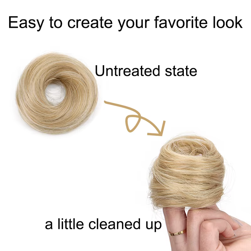 WIGSIN-Chignon synthétique avec élastique pour femmes, accessoires de coiffure, 03/Lazy