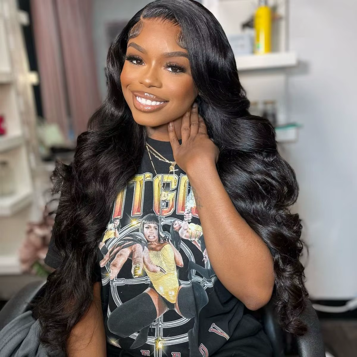 Perruques Lace Front Body Wave 13x4 13x6 40 pouces, densité 200, en cheveux humains, pour femmes