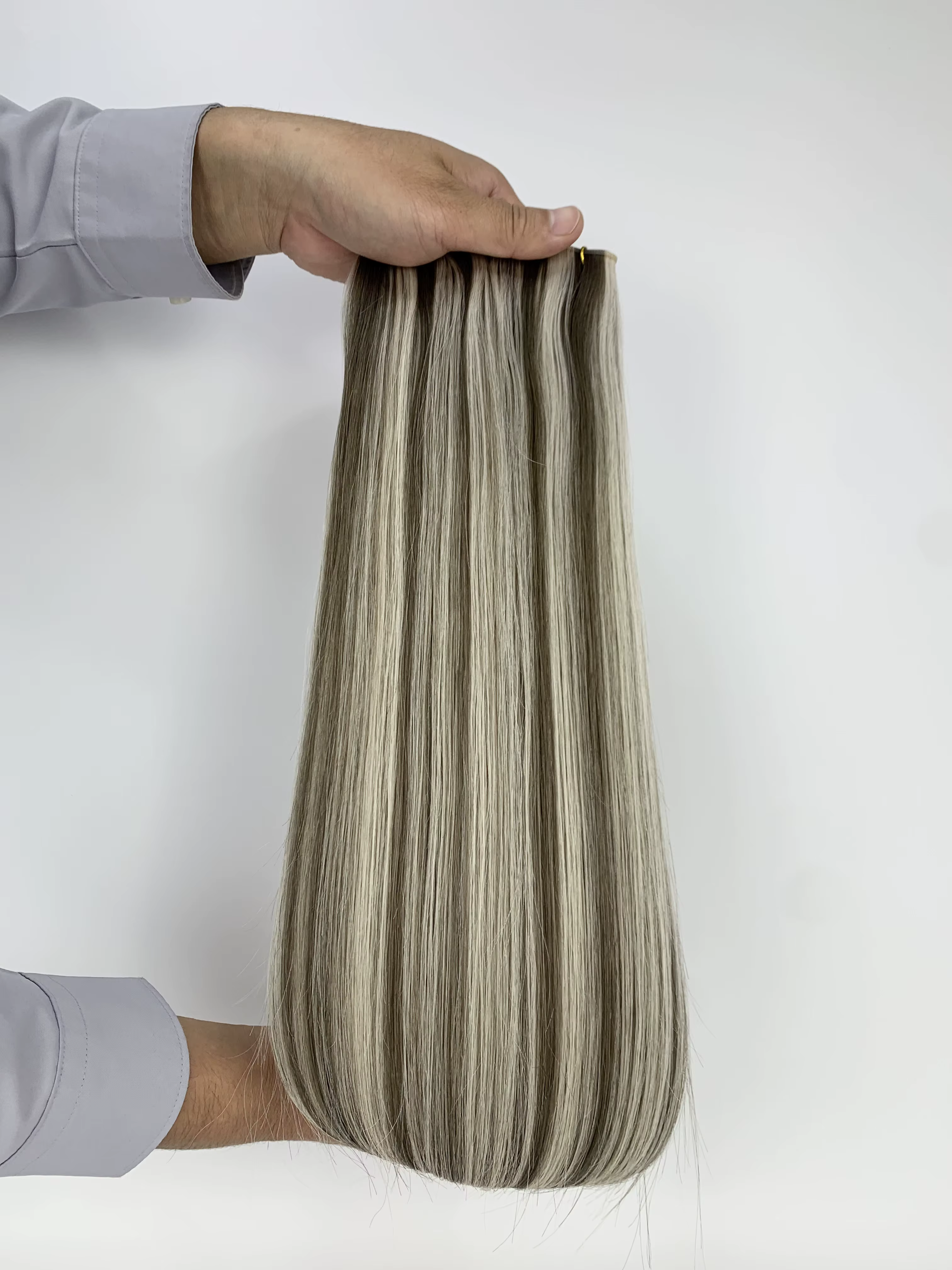 100% vierge Remy trame de cheveux humains 50g Extensions de cheveux en vrac brésilien droit pour les