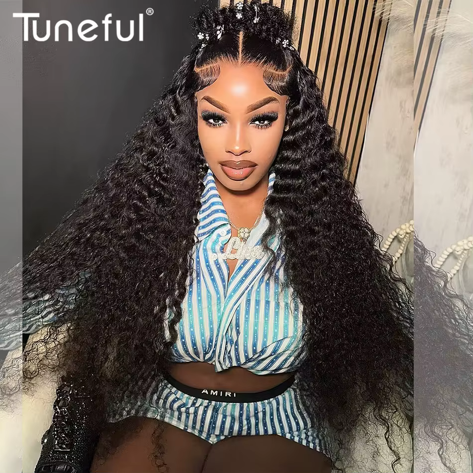 Perruques frontales en cheveux humains 13x6 HD avec dentelle transparente, cheveux indiens bruts, on