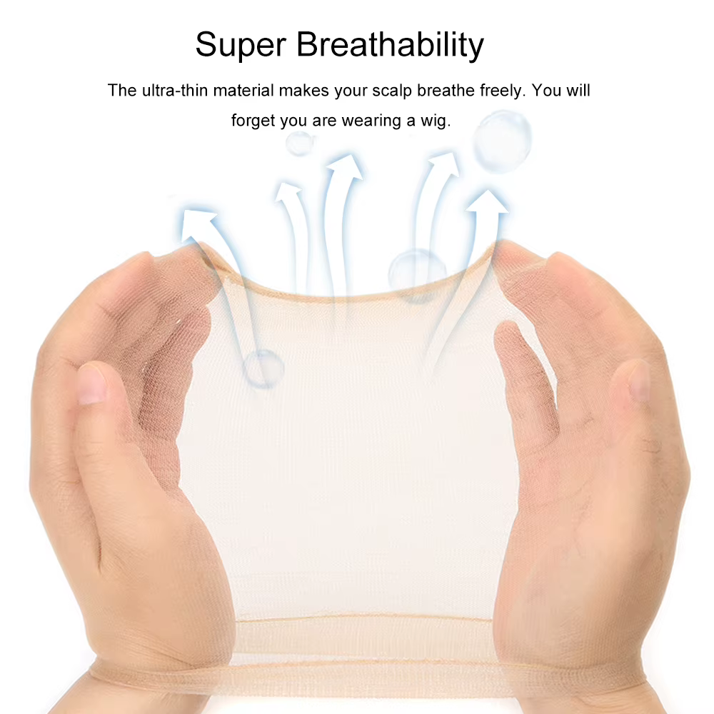 Bonnet de perruque Invisible Hd, 10/20 pièces, bonnet de bas fin, maille extensible en Nylon, filet