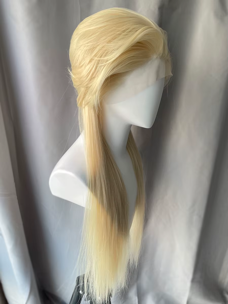 Perruques de Cosplay longues mulet pour femmes 13X4 perruques avant en dentelle synthétique Hallowee