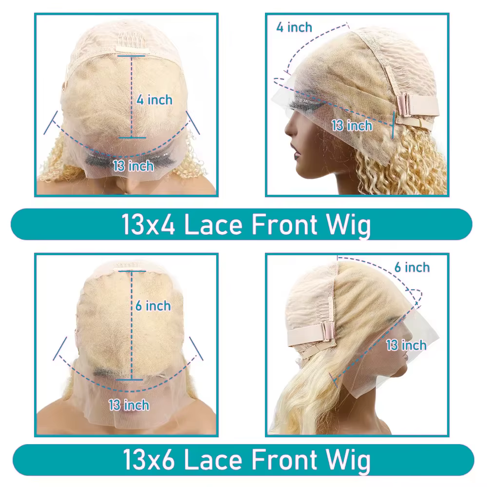 Perruque Lace Frontale 13x6 en Cheveux Humains, Ondulée, Blonde, Densité 220, Ligne de Cheveux Natur