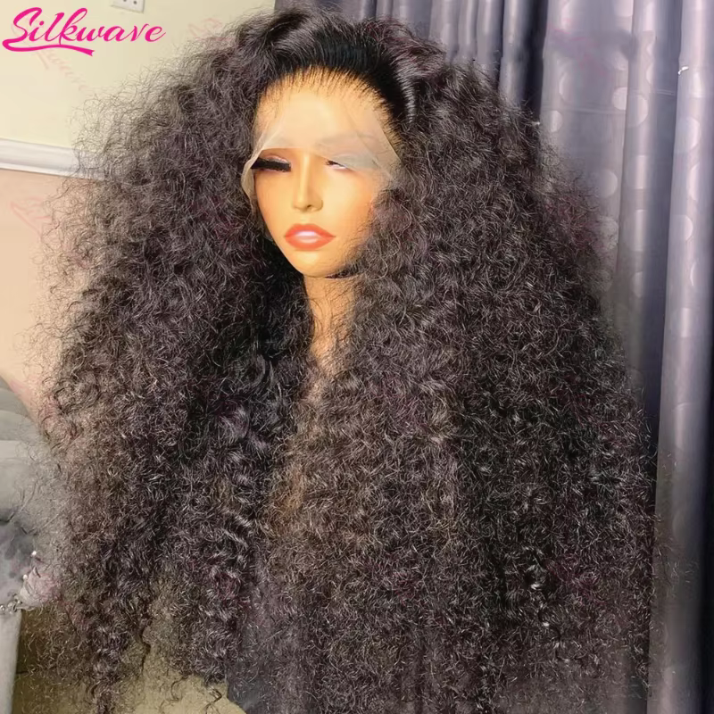Perruque frontale en dentelle HD 13x6, cheveux humains bouclés, ondulations profondes, densité 250, 