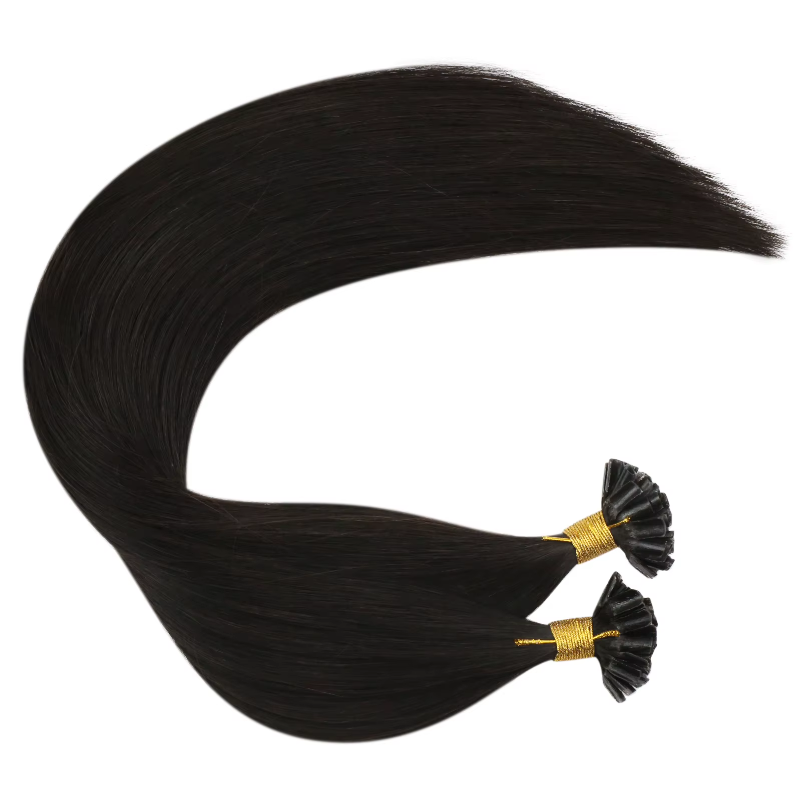 Ugeat U pointe Extensions de cheveux 14-22 "pointe d'ongle cheveux humains 100% cheveux naturels pré