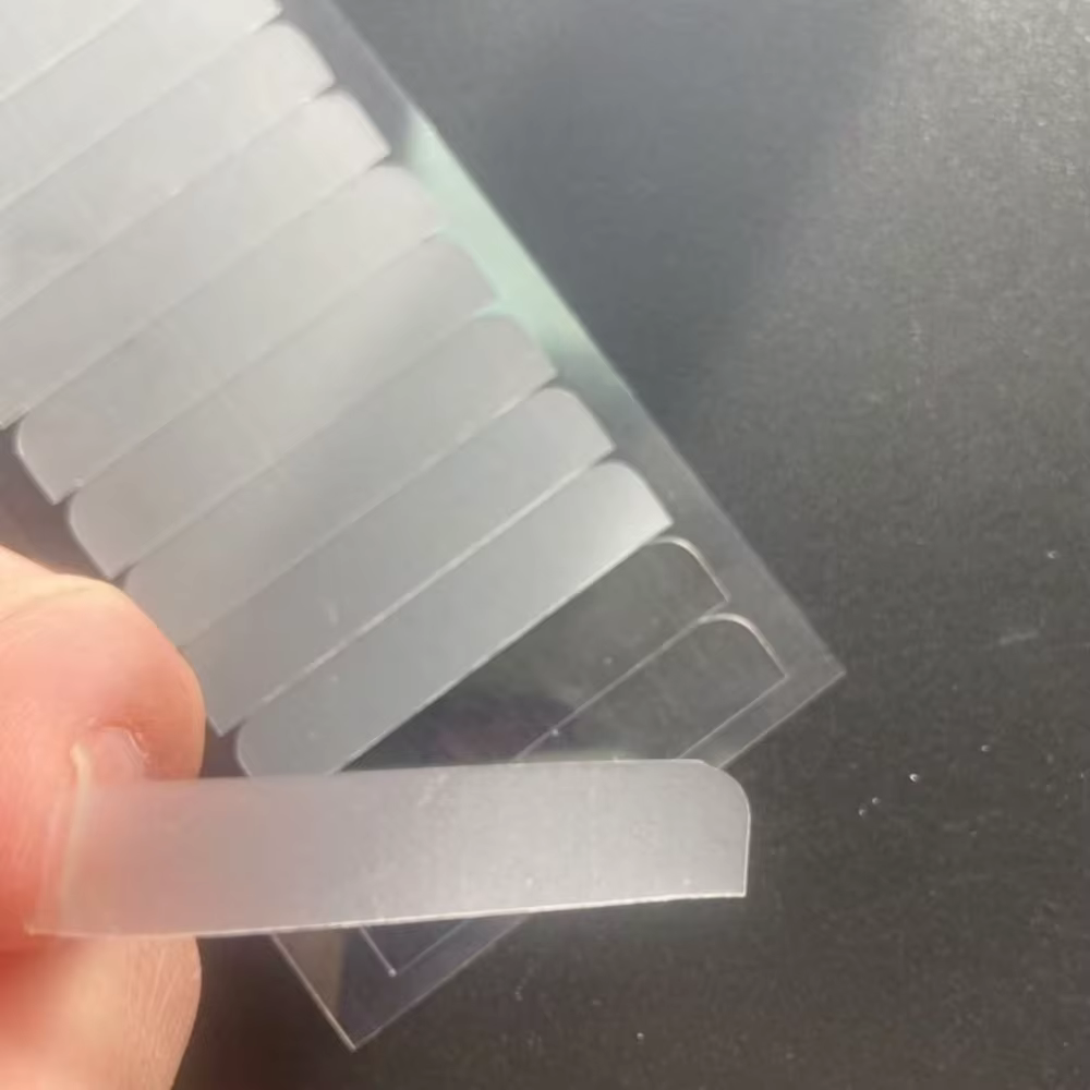 5 feuilles de 60 languettes de ruban adhésif simple face 4cm*0.8cm pour extensions de cheveux et per