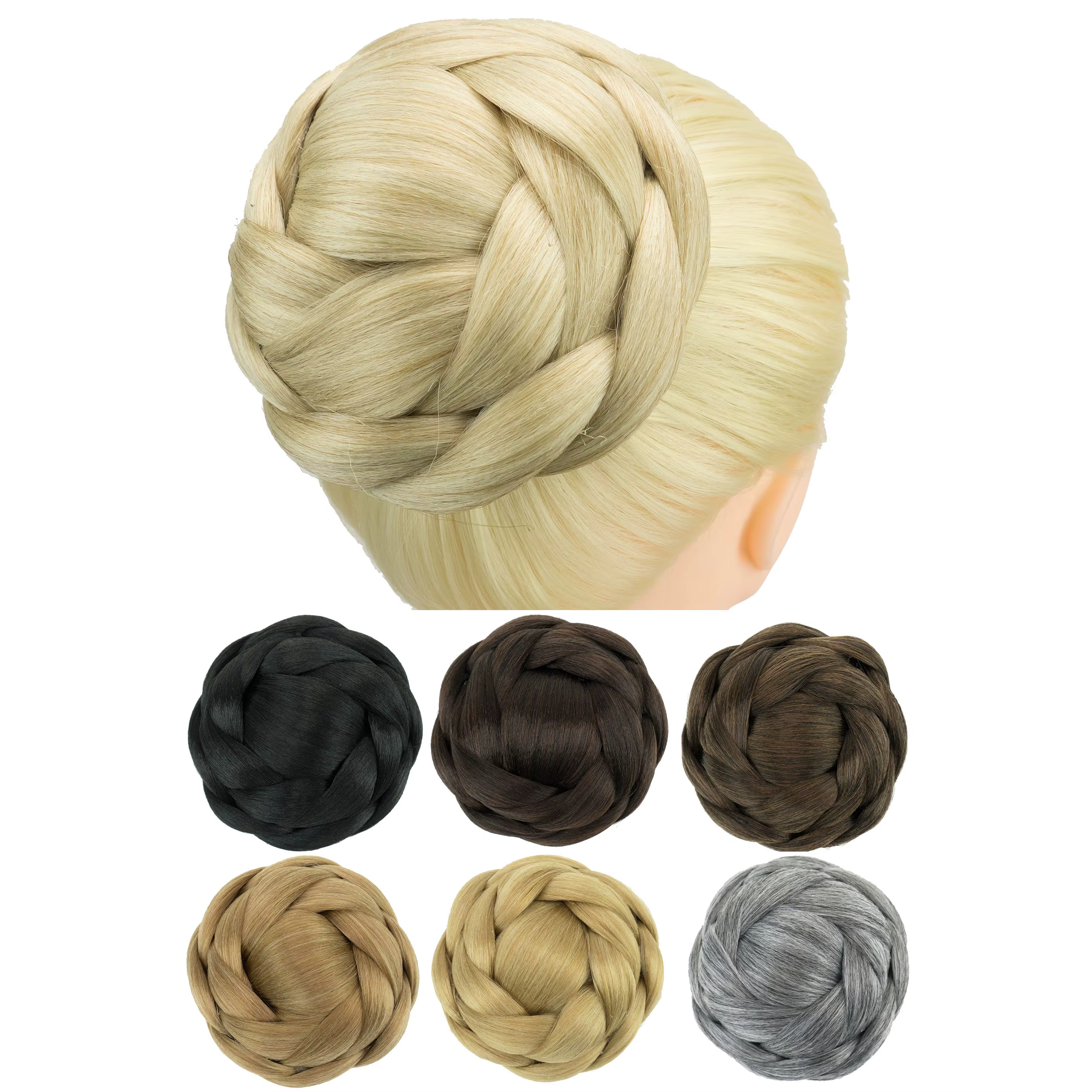 Soowee cheveux synthétiques Chignon cheveux Chignon couverture Blonde Chignon perruque Updo Bsh chev