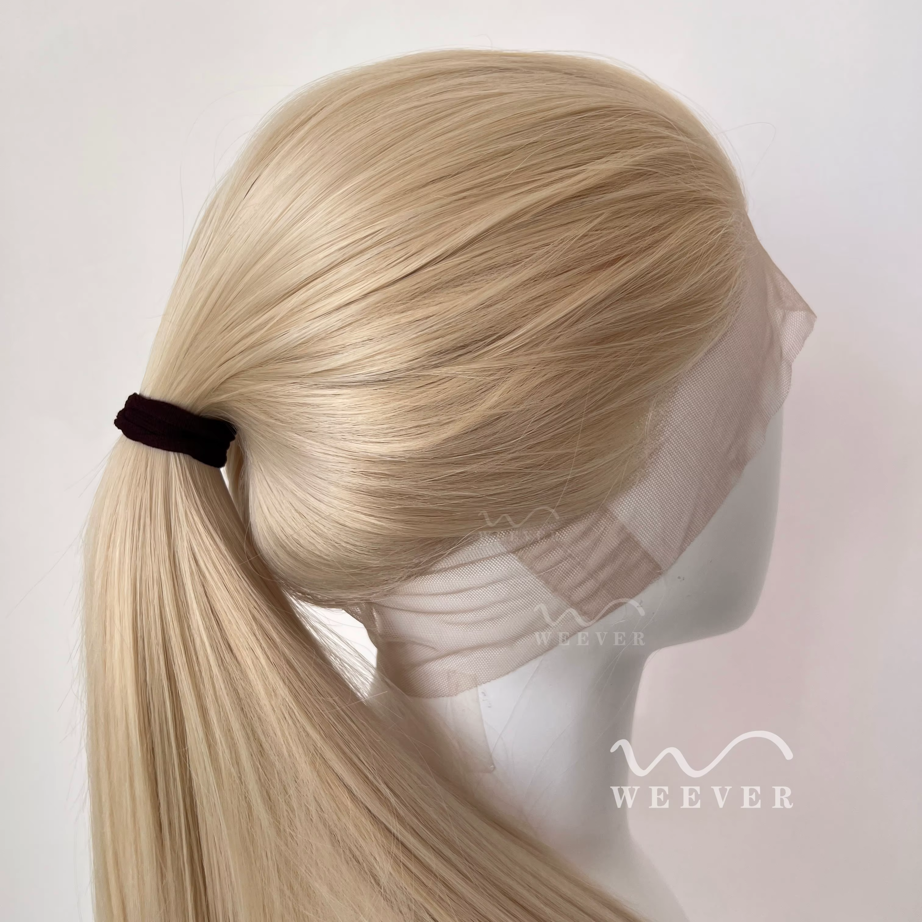Perruque blonde en dentelle complète pour femmes, de haute qualité, résistante à la chaleur, 26 pouc