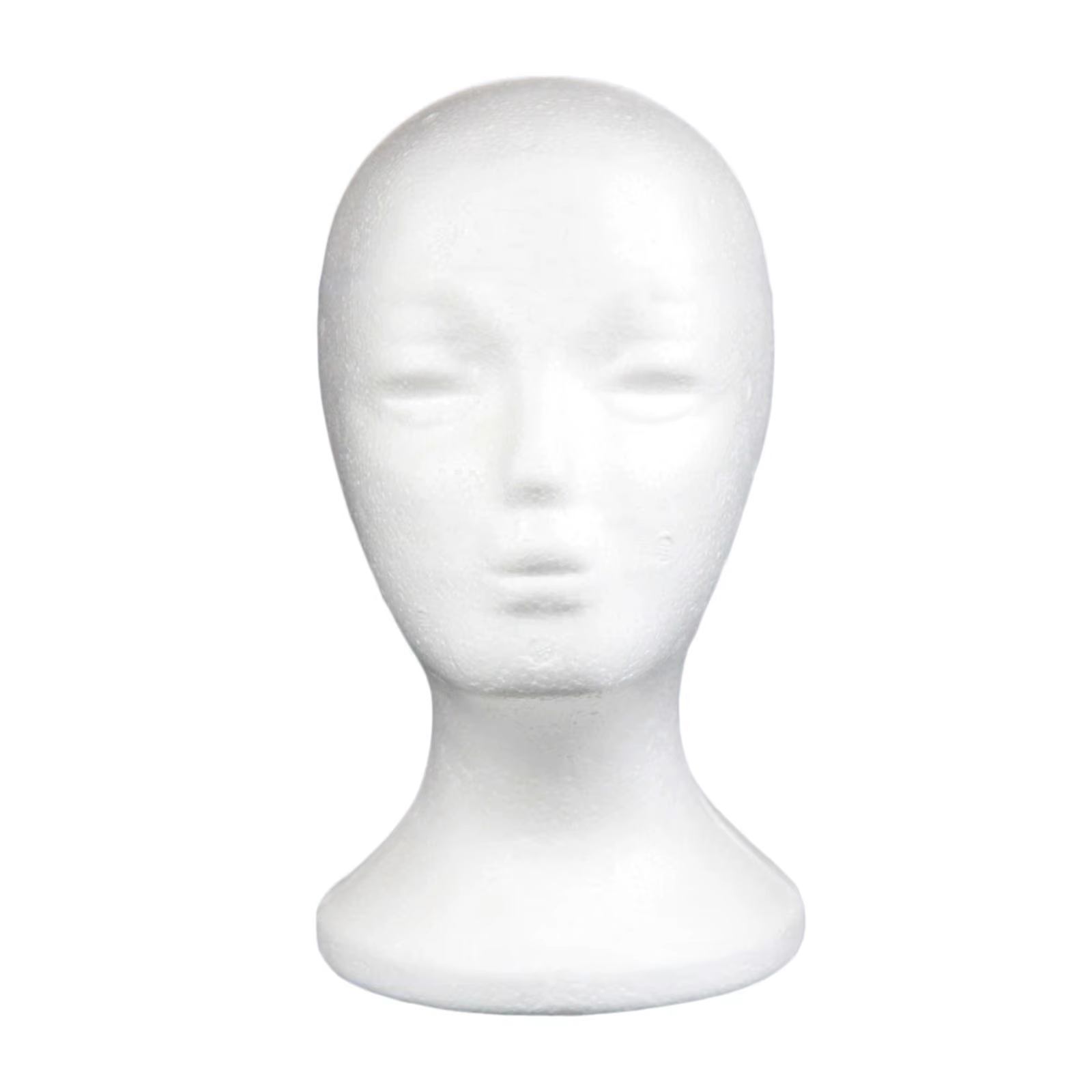 Tête de Mannequin en Mousse Polyvalente pour Perruque, Accessoires pour Cheveux, Lunettes