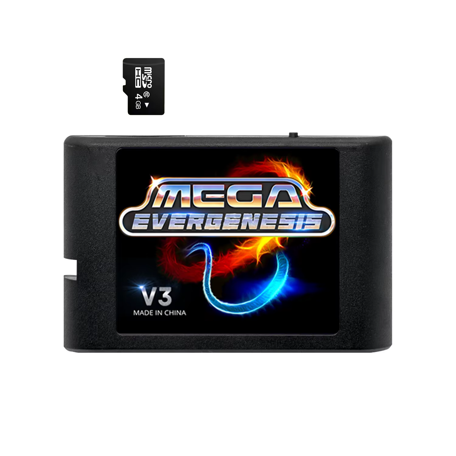 Cartouches de jeu avancées MEGA MD V3 Pro EDMD 3000 en 1 FlashCard pour console de jeu vidéo SEGA Ge