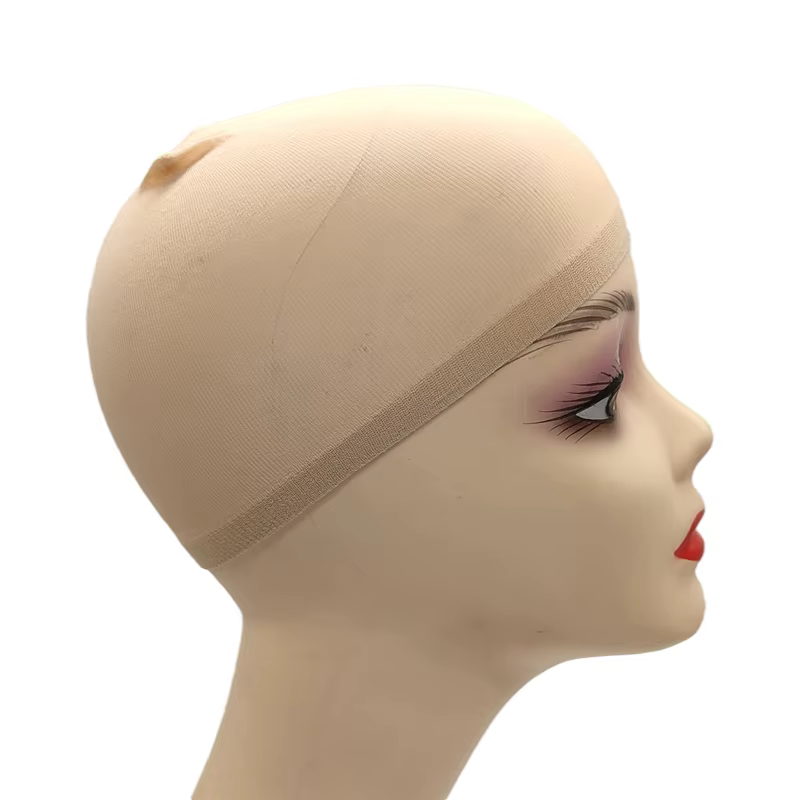 Filet de perruque pour tissage de cheveux, 2 pièces, noir/marron/peau/Beige, bonnet de perruque en m