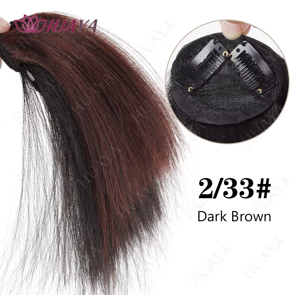 Extension capillaire synthétique à Clip pour femmes, perruque naturelle, épingles à cheveux invisibl