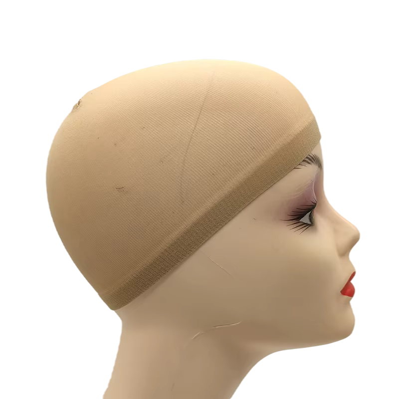 1/6/12 sacs maille en Nylon ventilé bas nu bonnet de perruque filets à cheveux extensible extrémité 