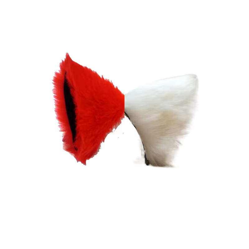 Perruque de cosplay de haute qualité Boku no Shoto Todoroki Shouto, perruques blanches et rouges