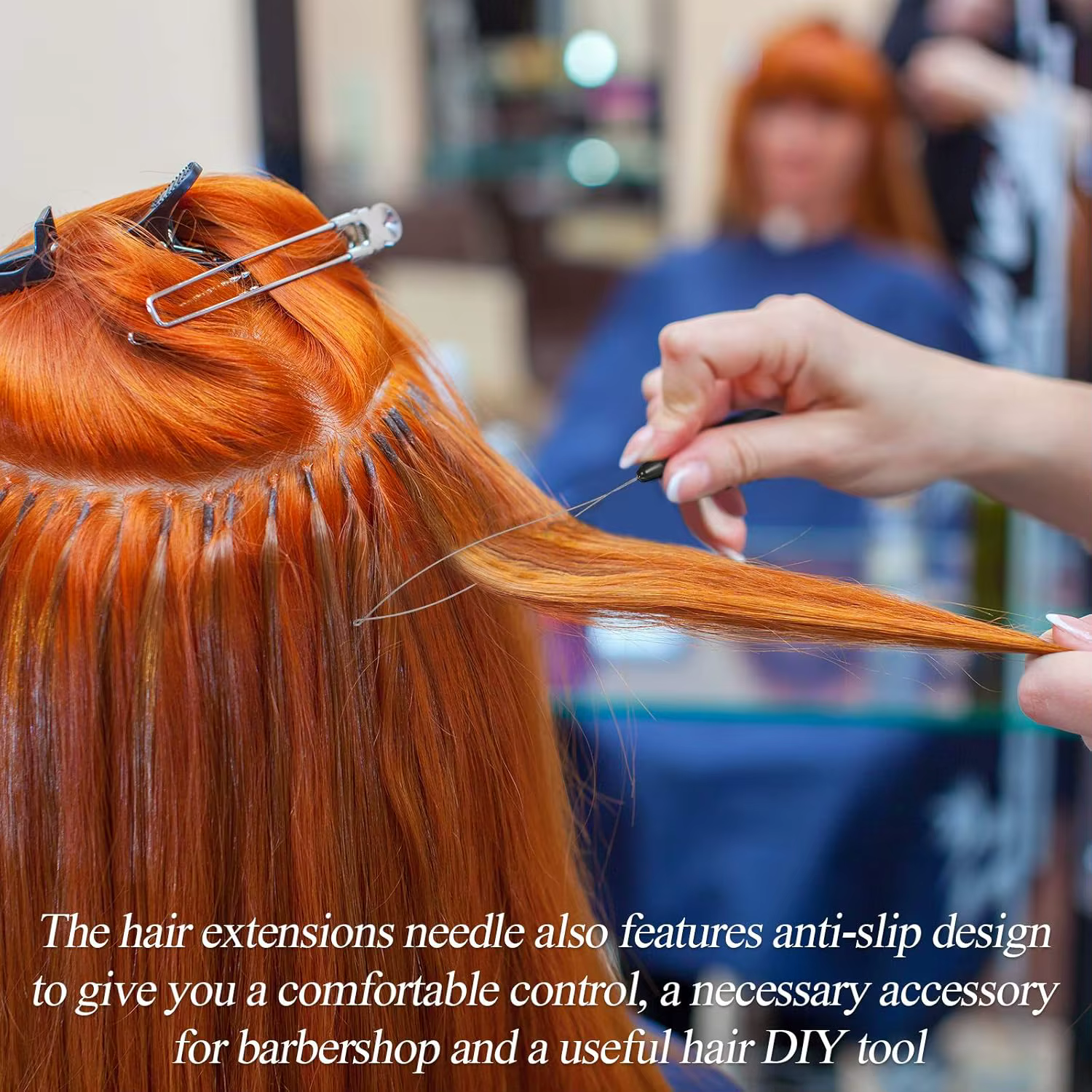 100 pièces outils d'extension de cheveux et outil de dispositif de perles pour les fournitures d'ext