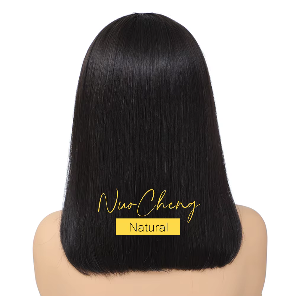 Perruque Bob en cheveux humains 13x4 avec dentelle frontale pour femmes noires, perruque Bob droite