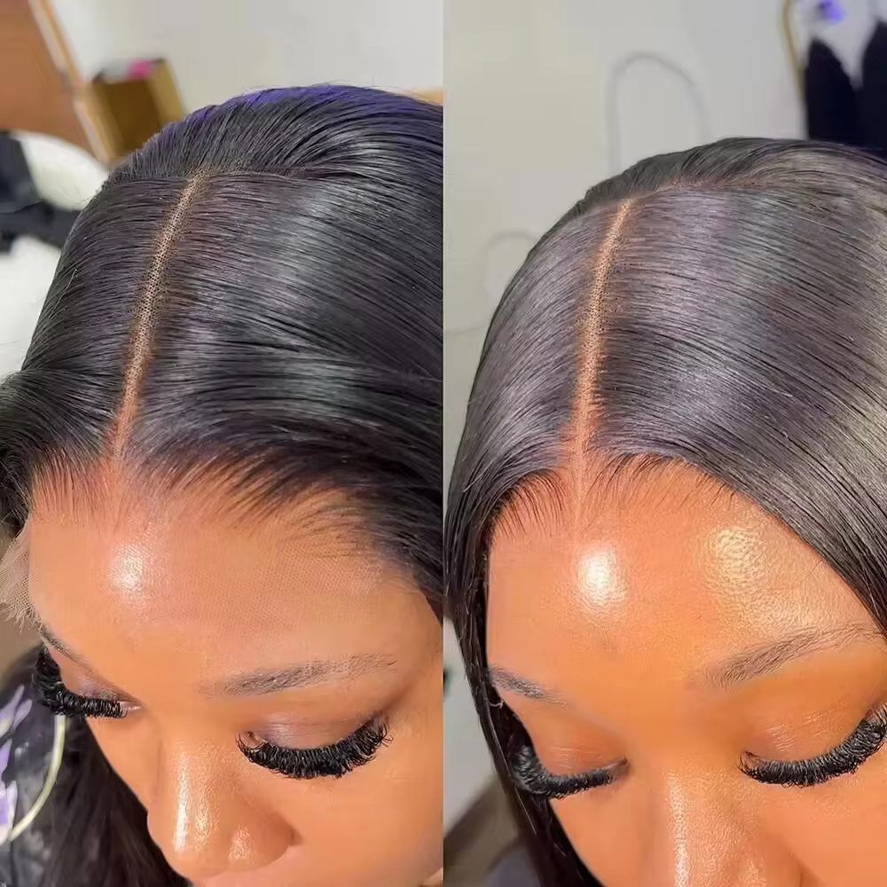 13x4 os court Bob perruque cheveux humains 13x6 dentelle frontale HD droite Bob perruque cheveux hum
