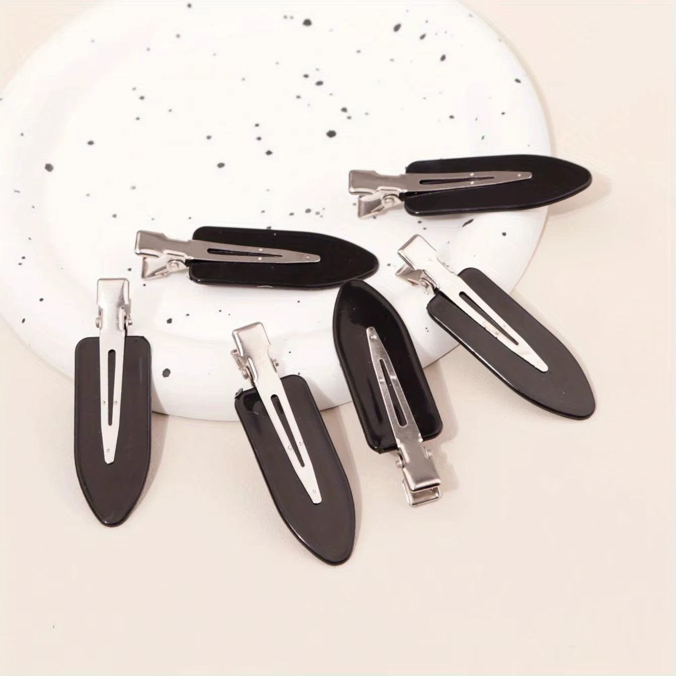 6 pièces/ensemble de pinces à cheveux sans couture sans plis, barres latérales, accessoires de maqui
