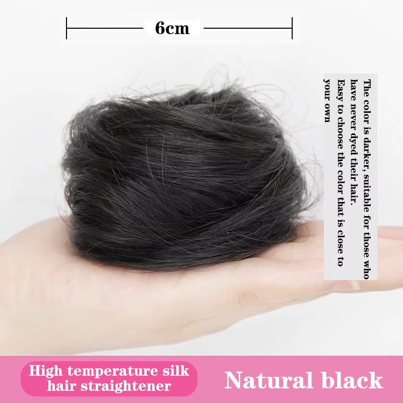 Perruque chignon synthétique pour femmes, Extension capillaire queue de cheval, chouchou élastique, 