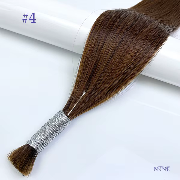 JSNME Extensions de cheveux humains en vrac 100% Extension de cheveux humains réels droite 50g noir 