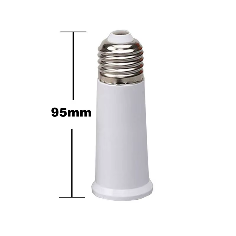 Câble d'extension de capuchon de cartouche E27 à E27 de 95mm, avec convertisseur adaptateur de douil