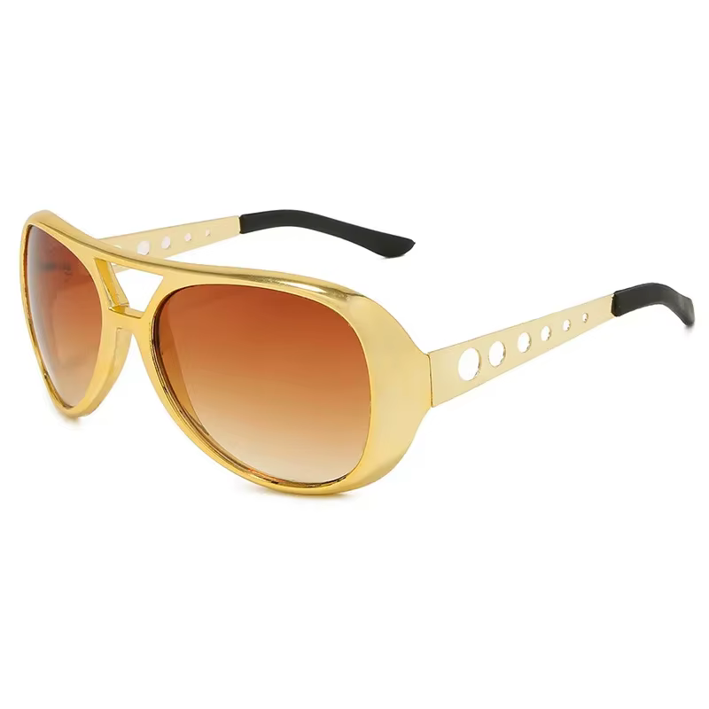 Elvis Presley perruque lunettes hommes chanteurs de Rock Aron Presley Cosplay perruque fête Presley