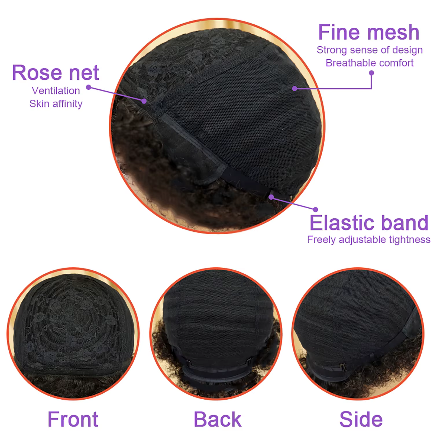 Perruque courte coupe lutin cheveux humains prêt à porter perruques de cheveux humains brésiliens po