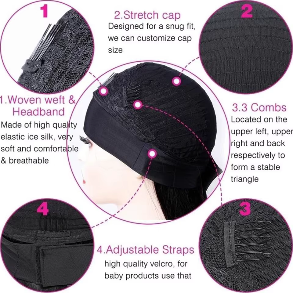 Perruque bandeau cheveux humains crépus bouclés pour femmes noires, densité 250%, sans colle, brésil