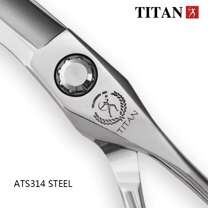 TITAN – ensemble de ciseaux à cheveux professionnels, outils de coupe pour salon de coiffure, ciseau