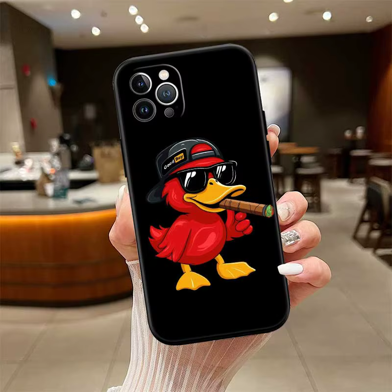 Coque de téléphone dessin animé canard, pour Motorola Moto Edge 60 60s 70 G86 G56 G54 E14 G04S G45 G