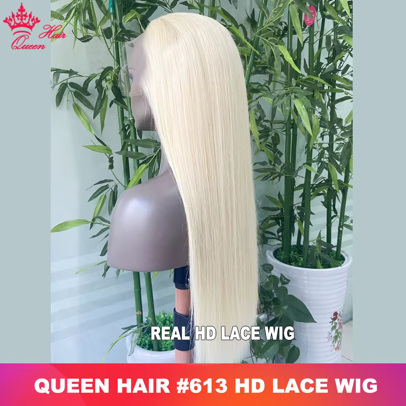 Real HD Lace 613 Blonde 13x6 13x4 Lace Full Frontal HD 5x5 Closure Wig Invisible Melt Skin Lace 100%