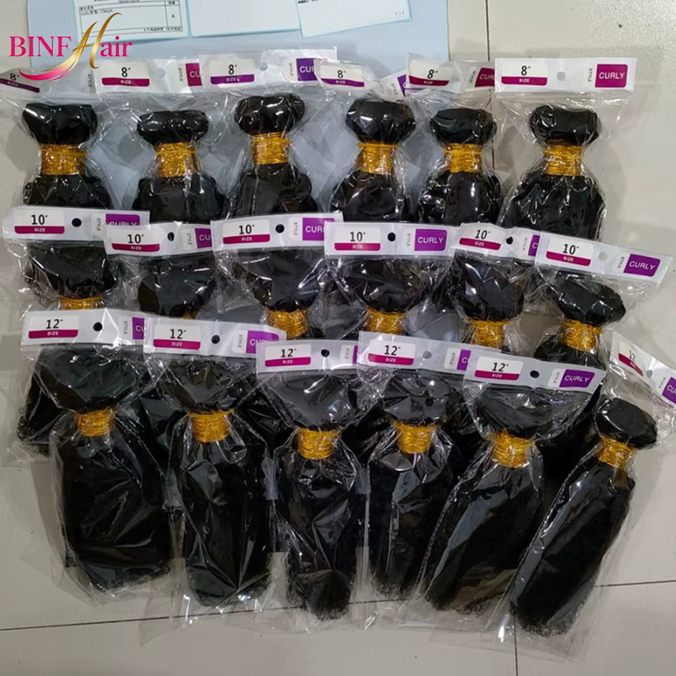 Cheveux mongols bouclés crépus de 8 à 30 pouces, 100 % cheveux humains vierges, tissage de cheveux n
