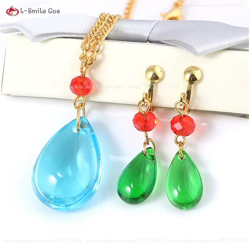 Anime Castle Wizard Howl Cosplay Perruque, Perruque Blonde et Jaune, Boucles d'Oreilles Howl, Collie