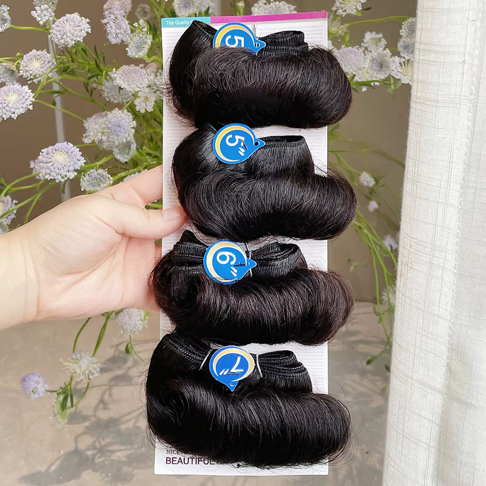 Mèches indiennes bouclées et rebondissantes, cheveux bruts 10A, 100% cheveux humains vierges, Extens