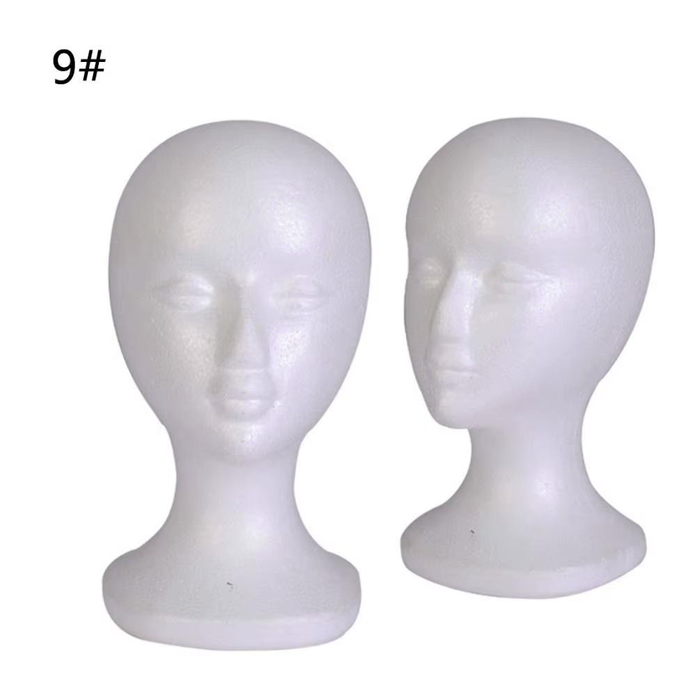 DUNIWig-Présentoir de Perruque en Mousse, Modèle de Tête de Mannequin T1, Support de Postiches, Modè