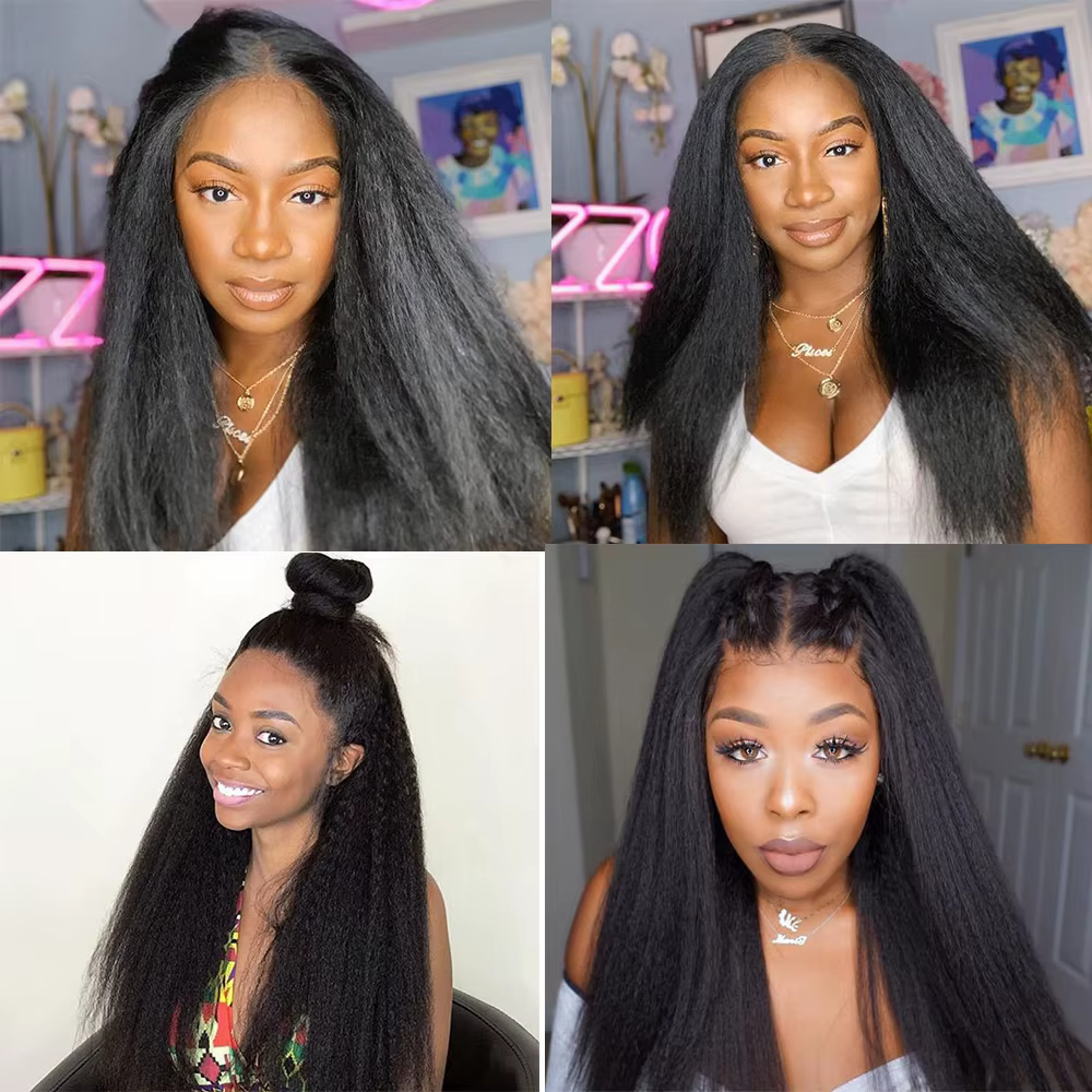 Bundles de cheveux brésiliens crépus pour femmes noires, extensions de cheveux humains Remy, vague d