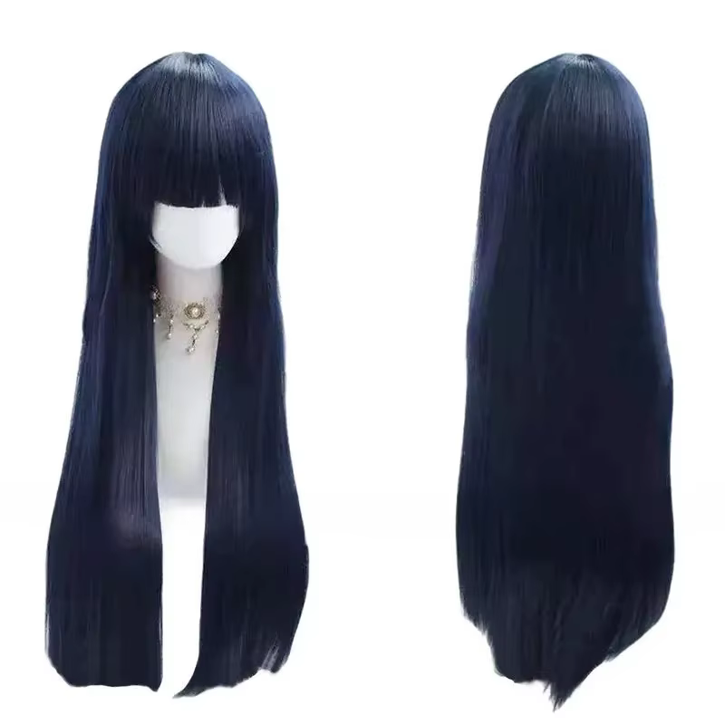 Perruques de cosplay Anime Higurashi No Naku Koro Ni Rika Furude pour femmes et filles, perruques de
