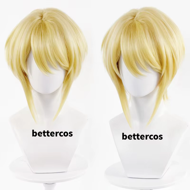 William James Moriart Cosplay perruque Anime MORIARTY le PATRIOT Blonde cheveux synthétiques courts 
