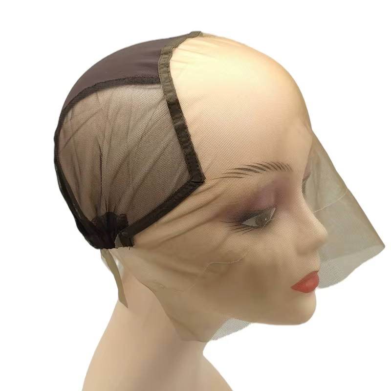 Bonnets de perruque en dentelle 13x4, 1 pièce, pour la fabrication de perruques avec bretelles régla