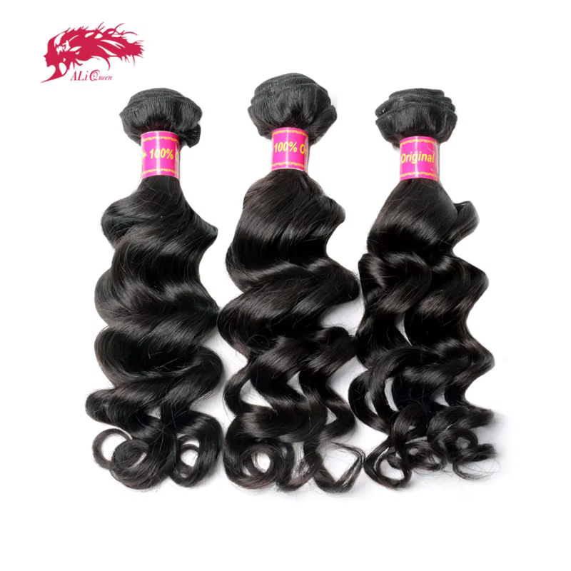 Tissage en lot brésilien naturel vierges bruts-Ali Queen Hair, cheveux humains, document naturel, 10