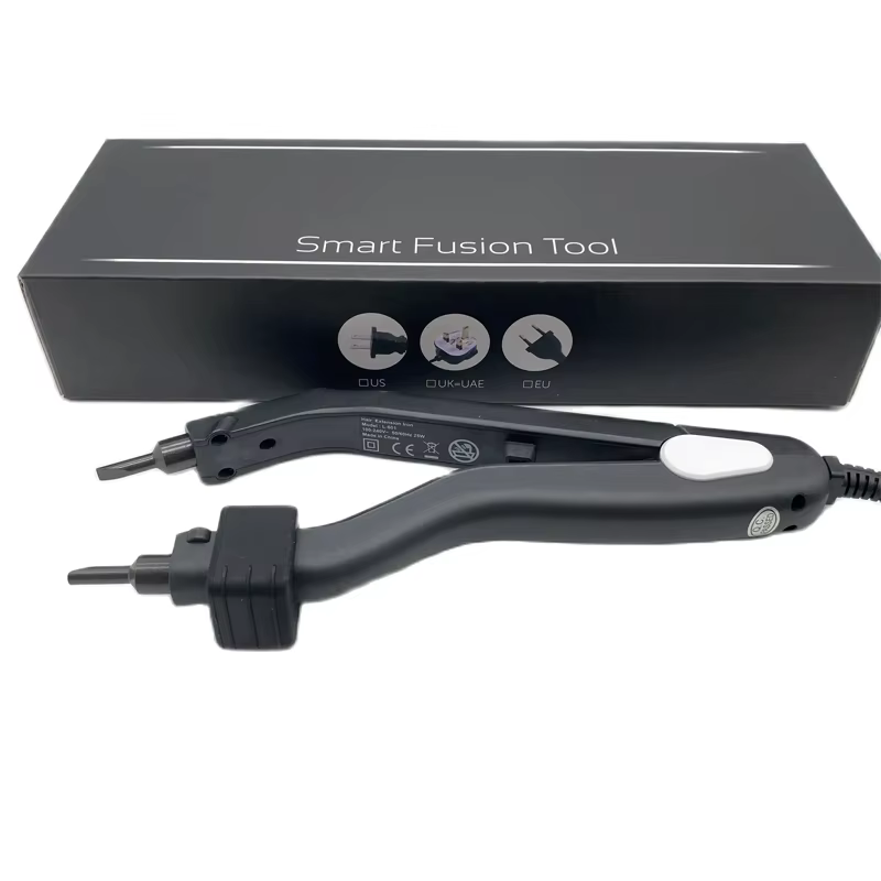 KIT de connecteur de cheveux de chaleur noire 220 degrés L-601 fer à chaleur contrôlable à la tempér