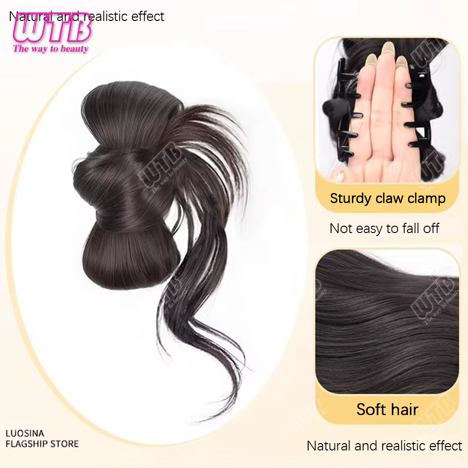 Accessoires pour cheveux synthétiques perruque femme poignée cheveux synthétiques chignon perruque a