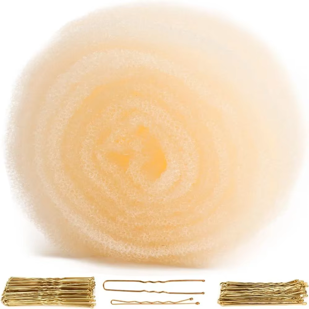 Éponge volumisante invisible pour cheveux, rehausseur de volume, éponge coiffante avec pince à cheve